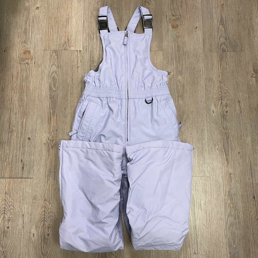 Lavender Lands End Bib Snow Pants, 10Y