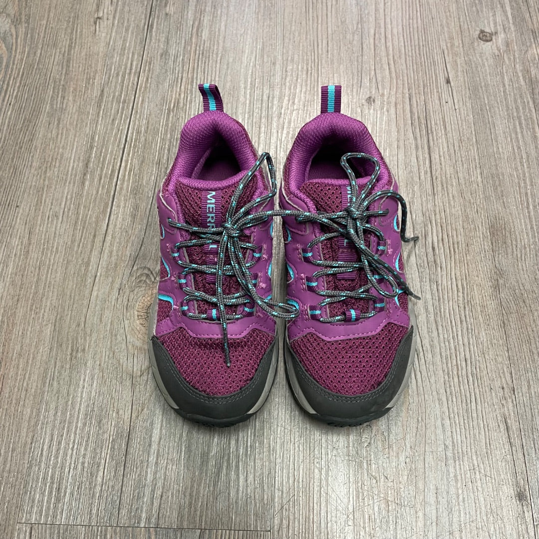 Purple Merrell Hiking Shoes, 11Y