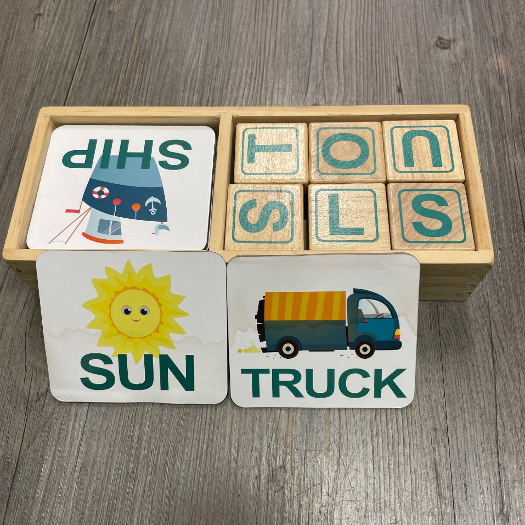 Begin Again Alphabet Spelling  @cards Water Damaged