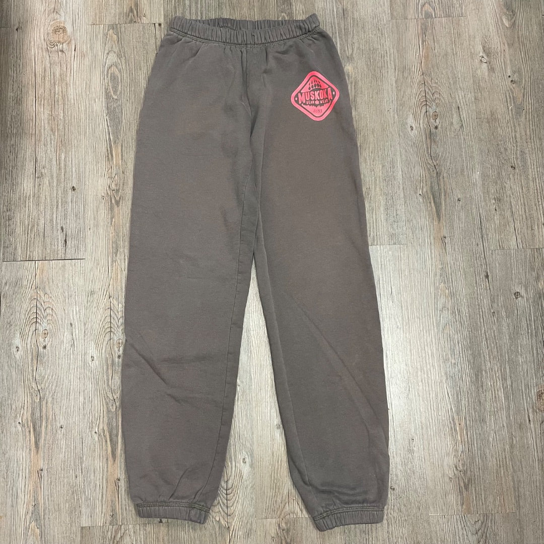Taupe Muskoka Bear Wear Sweat Pants, 12-14Y