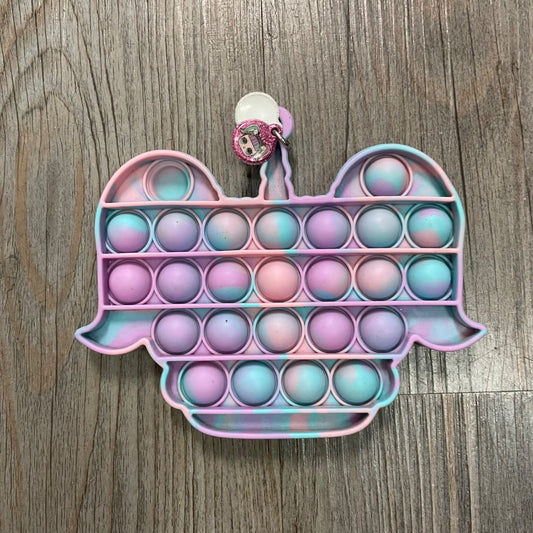 Pink/Purple  LOL Head  Bubble Fidget Toy