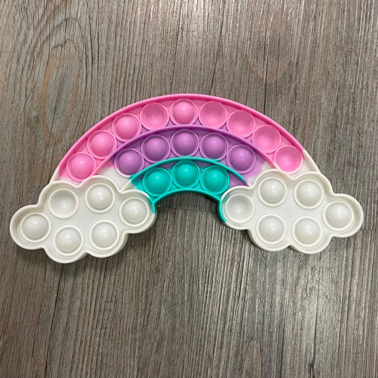 Multi  Rainbow Cloud Bubble Fidget Toy