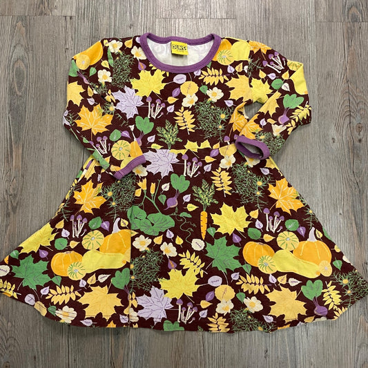 Floral Dunes LS Dress, 3-4Y