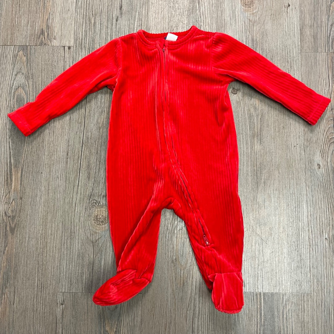 Red Old Navy Pj Onesie, 3-6M