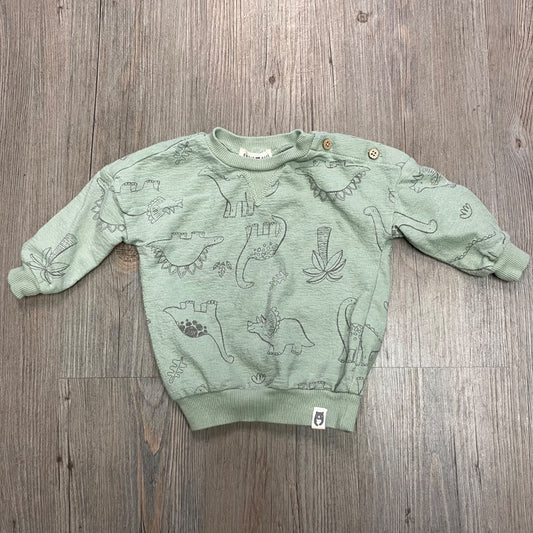 Green Rabbit+ Bear Pullover Top, 6-9M