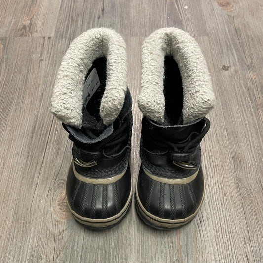 Black Sorel Winter Boots, 8T