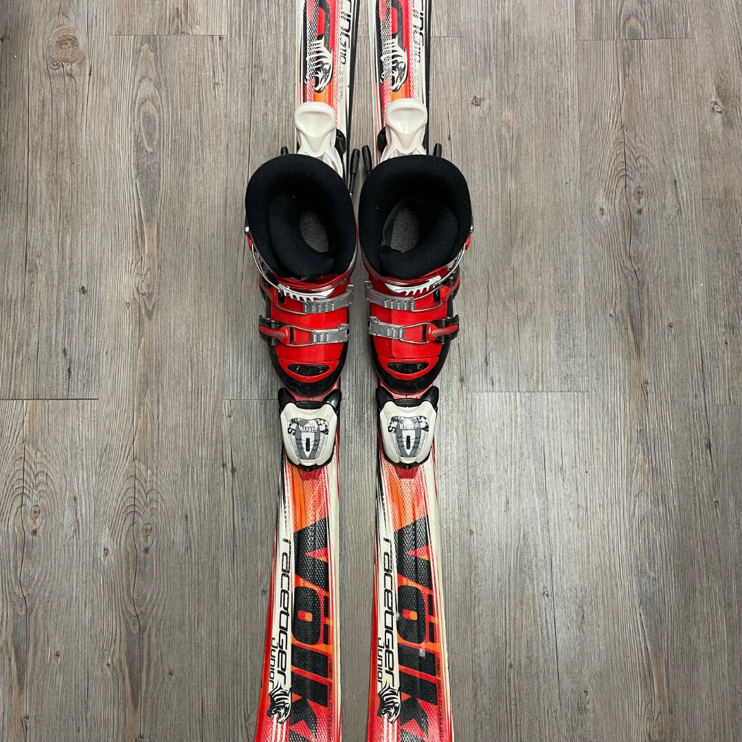 Red Rossignol CompJ Ski Boots, 25.5 cm