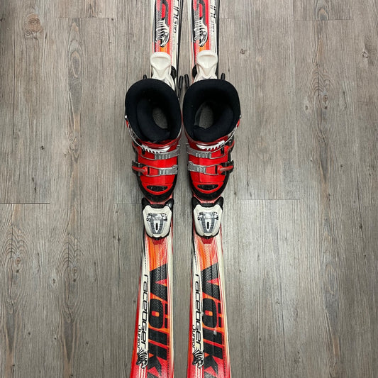 Red Rossignol CompJ Ski Boots, 25.5 cm