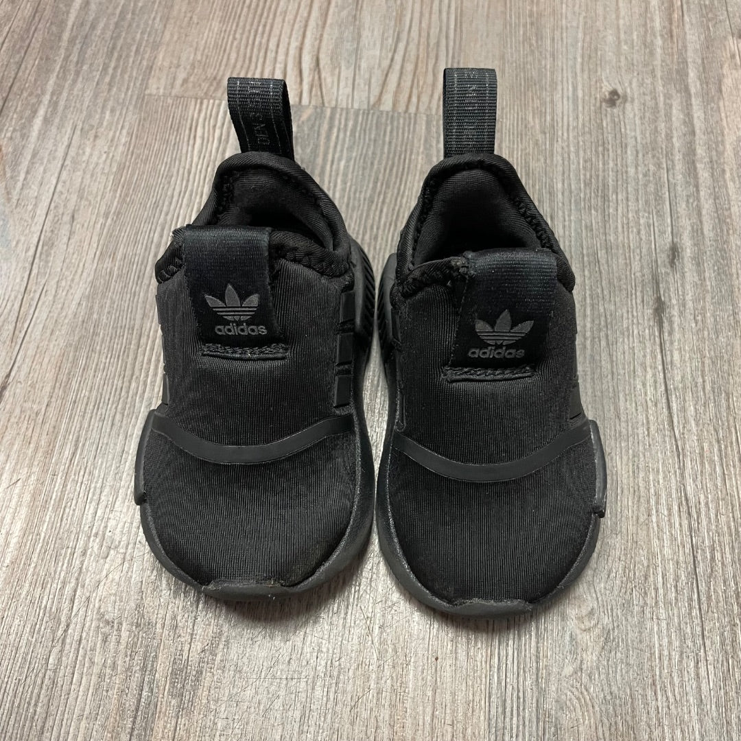 Black Adidas Slip On Sneaker, 4T