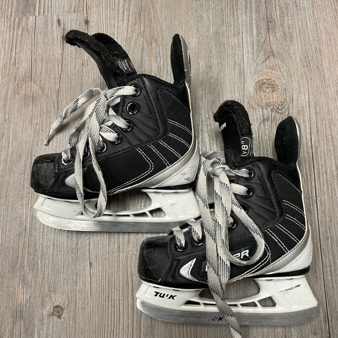 Black Bauer Hockey Skates, 8T