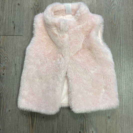 Pink Carters Fuzzy Vest, 4Y