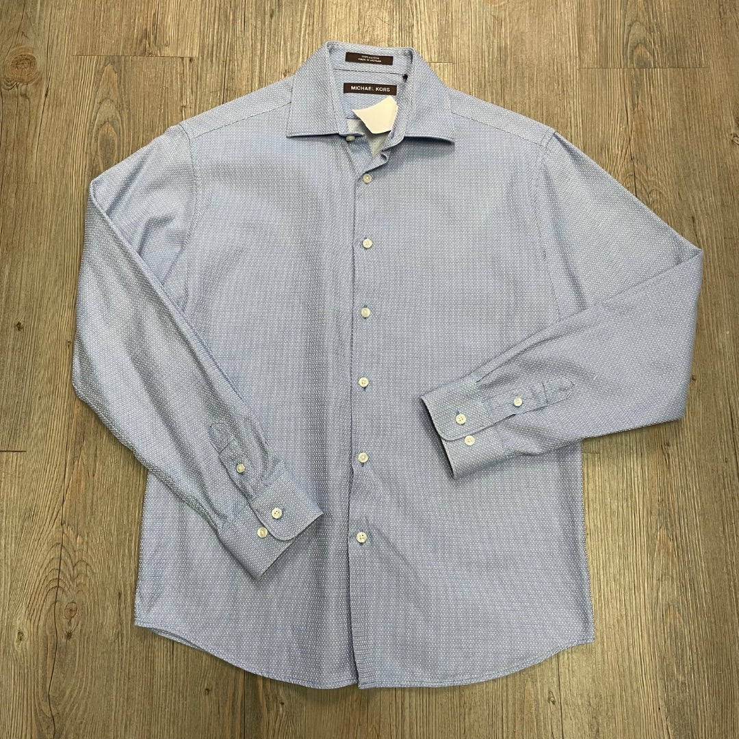 Blue Michael Kors LS Dress Shirt, 16Y