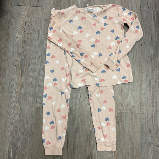 Multi colour Hearts H&M 2PC PJ Set, 8Y