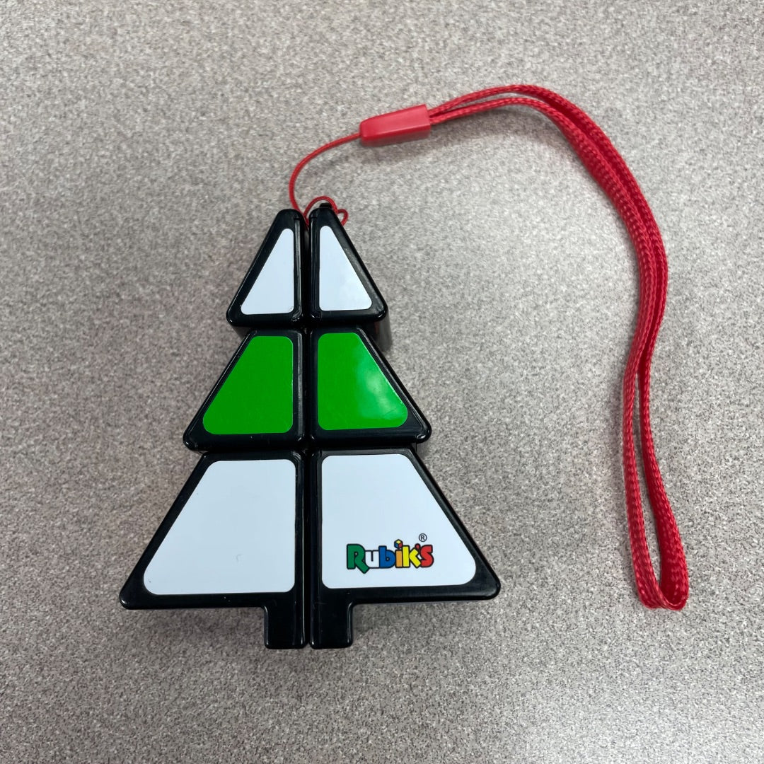 Multi Colour Rubiks Key Chain, Pre-owned