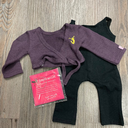 Lavender ,Navy American Girl 2Pcs Doll Clothing, 18 Inch Doll
