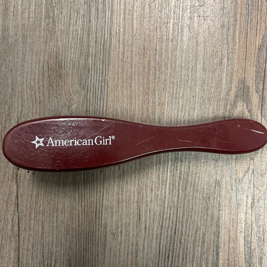 Maroon American Girl Doll Hair Brush, 18 Inch Doll