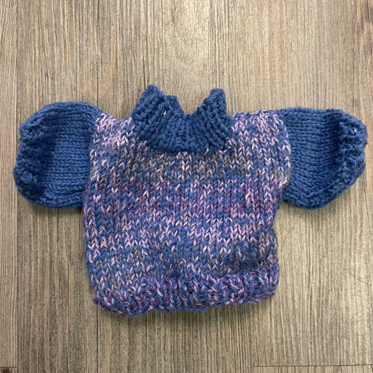 Blue  Knit Doll Sweater, 18 Inch