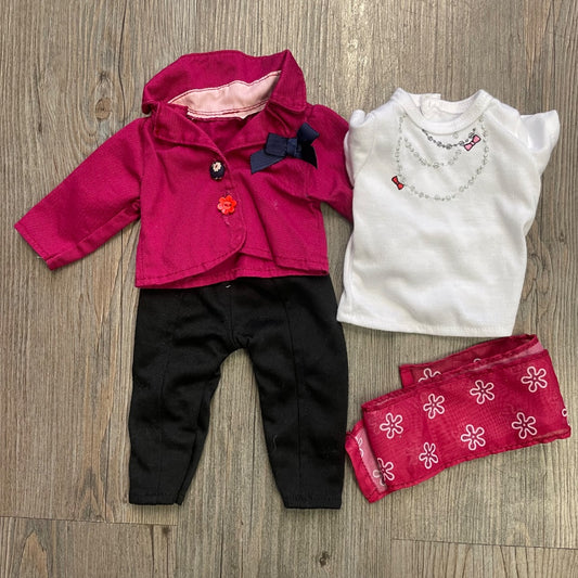 Multi Colour  Doll Clothing Set, 18 inch Doll