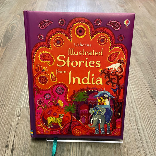 Multi Colour Usborne Illustrated Stories From India, Harcover