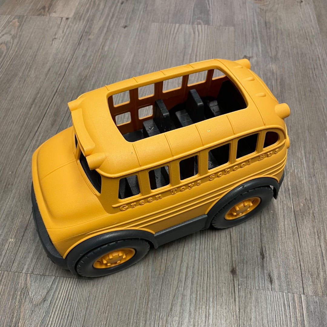 Yellow Green Toys School Bus