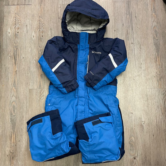 Blue Columbia Snow Suit, 4Y