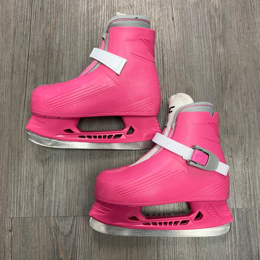 Pink VIC Hockey Skates, 10T-11Y
