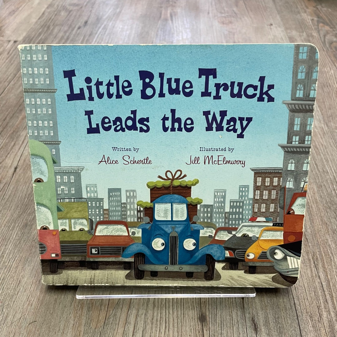 Multi Colour  Little Blue Truck Leads The Way, Boardbook