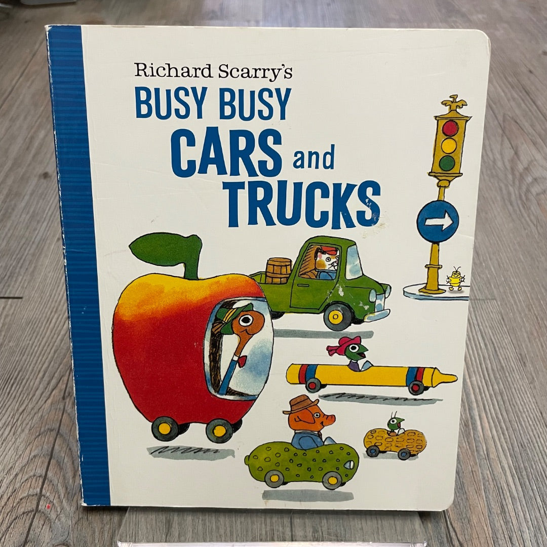 Multi Colour  Busy Busy Cars And Trucks, Boardbook