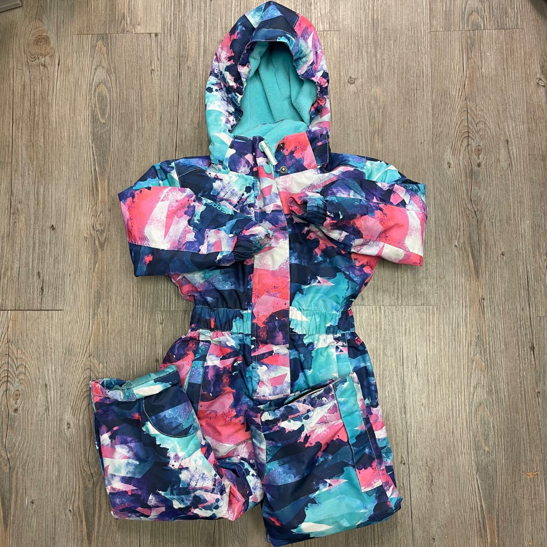 Pink/Teal/Navy Mountain Warehouse One Piece Snowsuit, 2-3Y