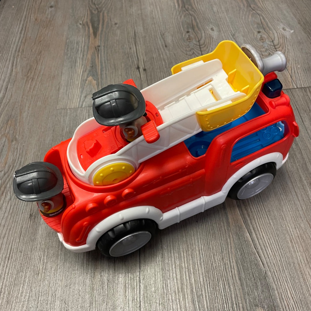 Red Fisher Price Little People Fire Truck, 18M