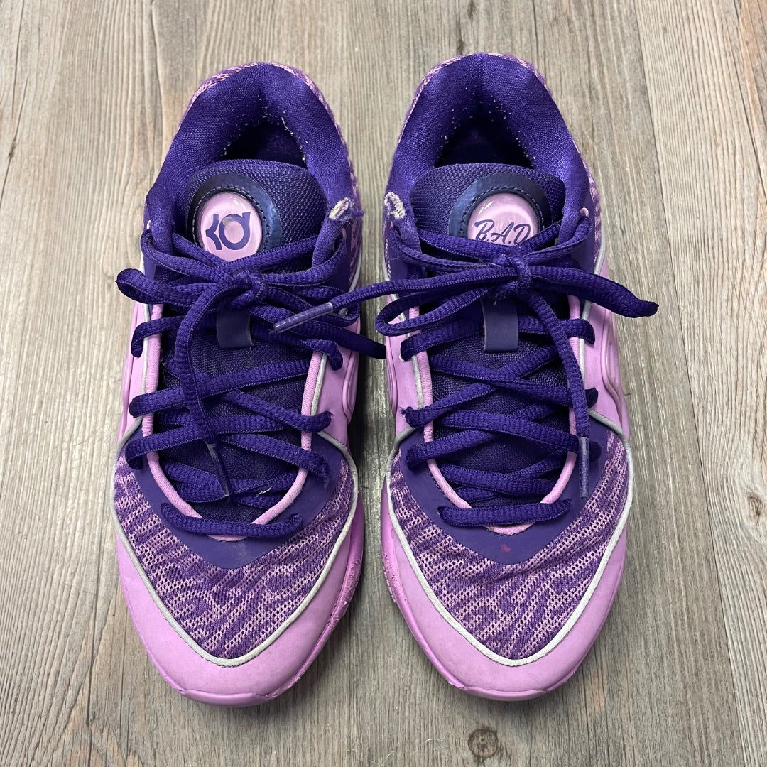 Purple Nike  KD Lace Up Shoes, 3.5Y
