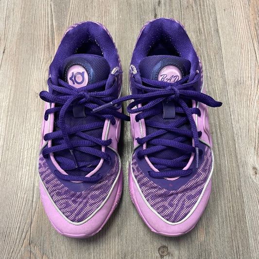 Purple Nike  KD Lace Up Shoes, 3.5Y
