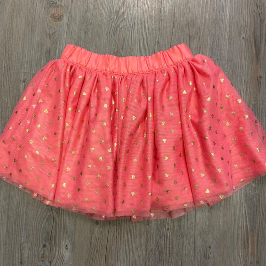 Coral Gymboree Glitter Tulle Skirt, 8Y