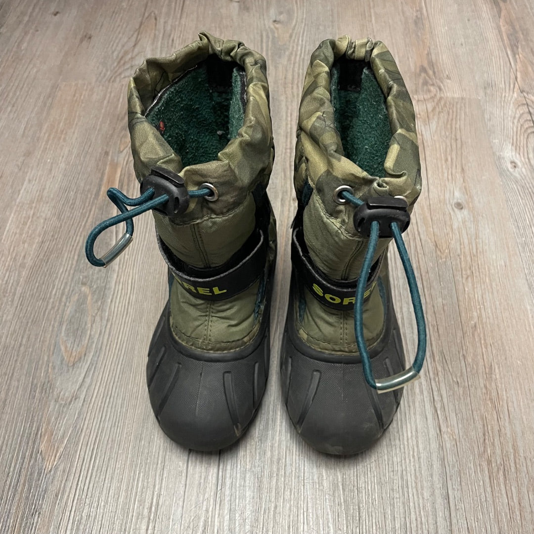Camo Sorel Winter Boots, 9T