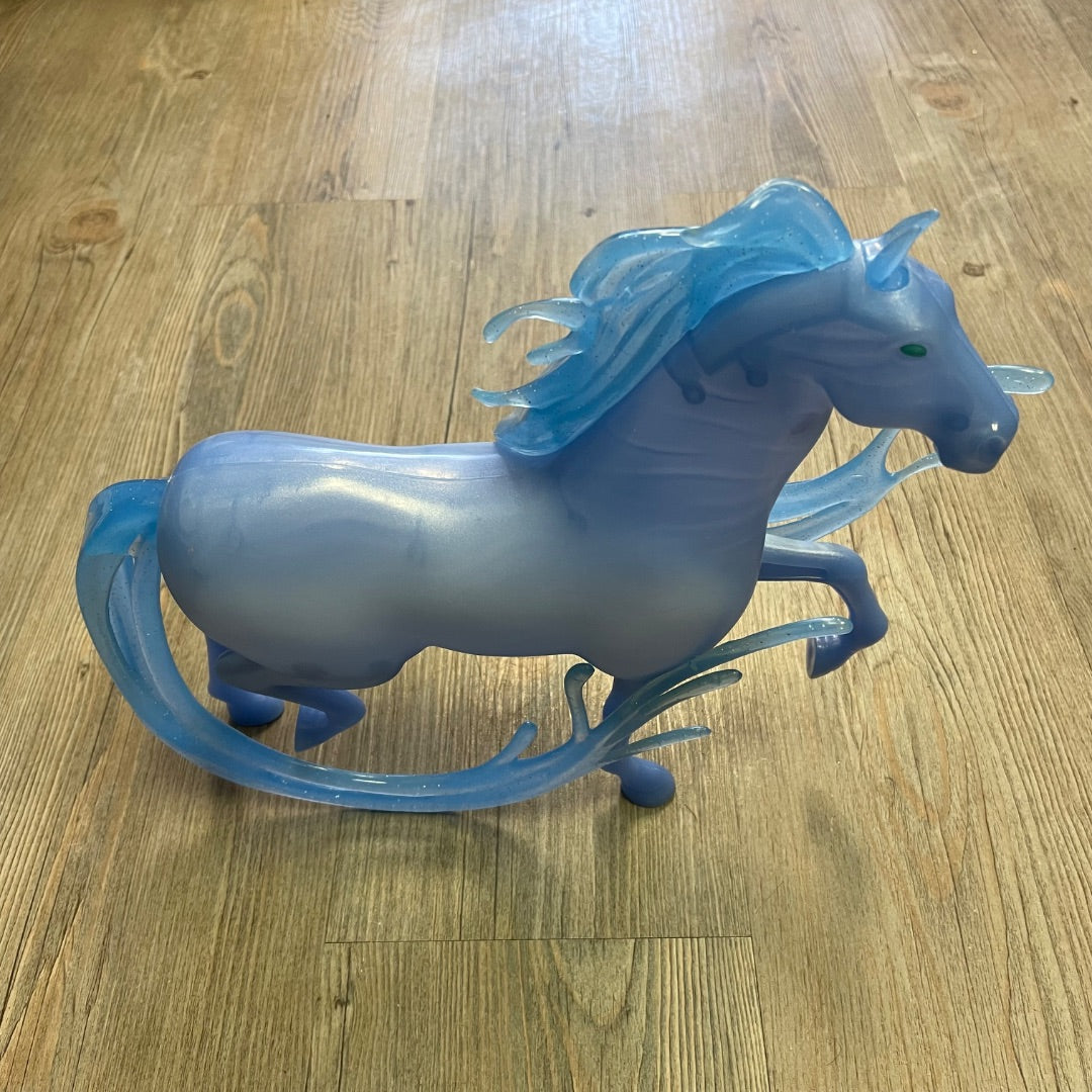 Blue Disney Frozen Water Spirit Horse figure, Pre-owned