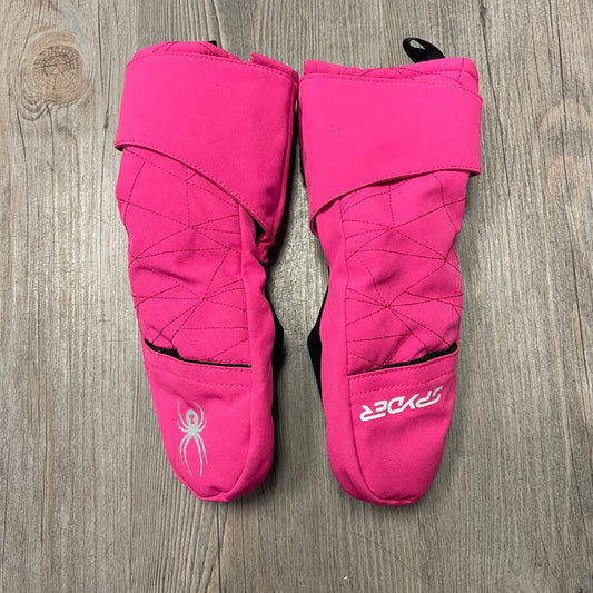 Pink Spyder Little kids Cubby Mittens, 5-6Y