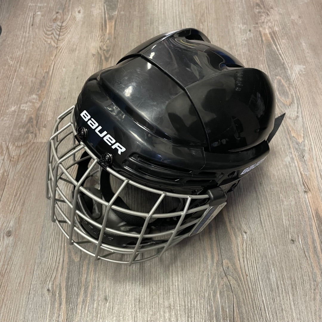 Black Bauer Hockey Helmet, 52-57CM