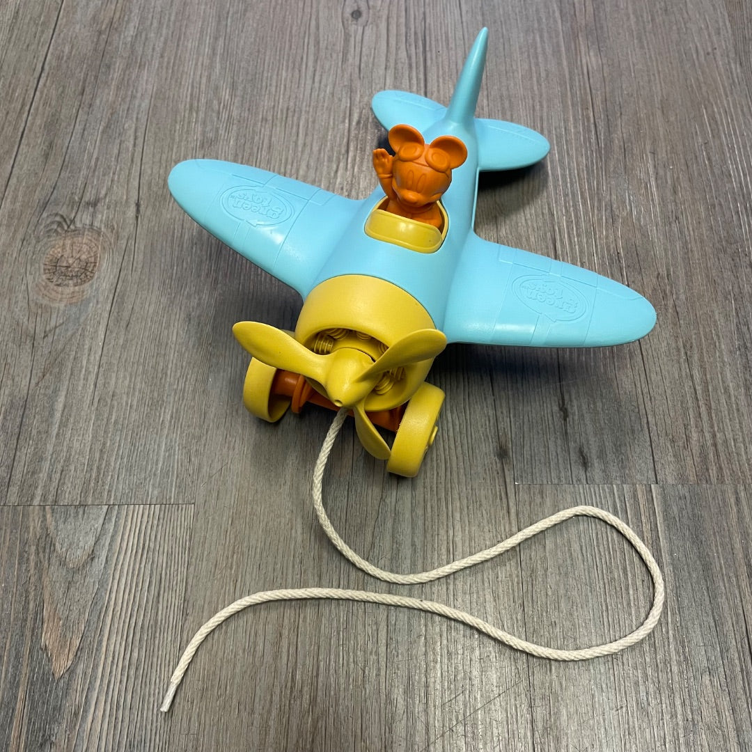 Multi Colour Green Toys Mickey Mouse Airplane, 12M