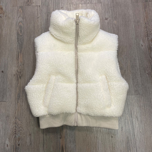Ivory Garage Sherpa Vest, 12Y+