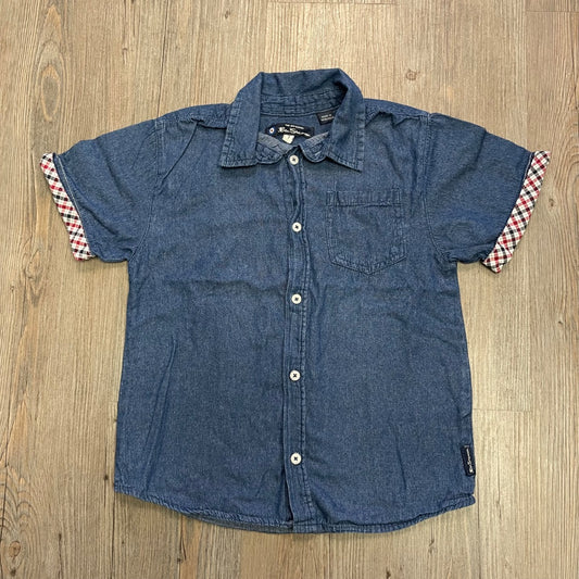 Blue Ben Sherman SSL Shirt, 7Y