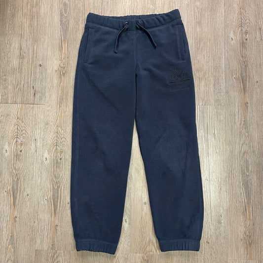 Navy Roots Fleece Jogger Pants, 7Y