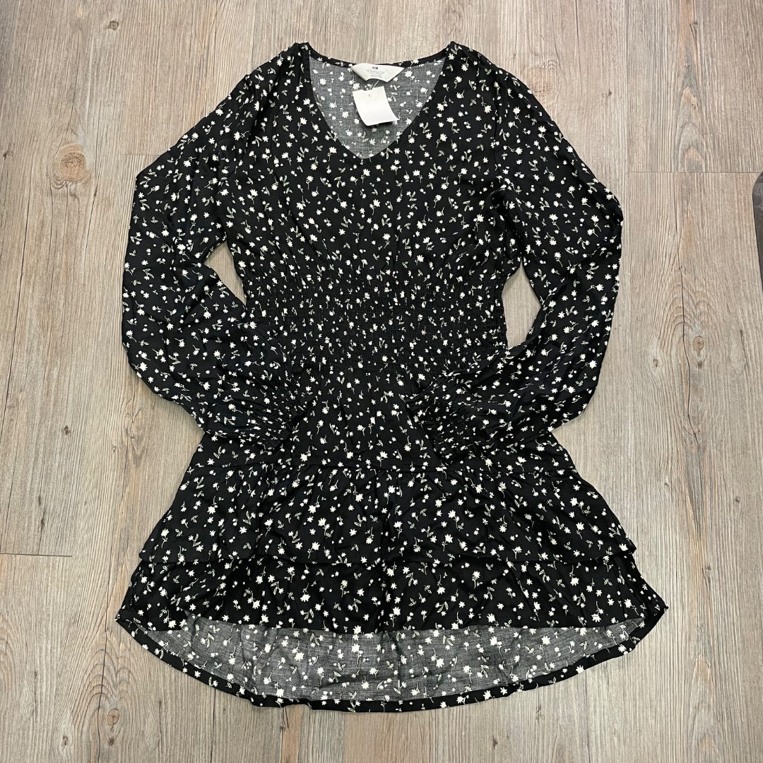 Black H&M LS Dress, 11-12Y