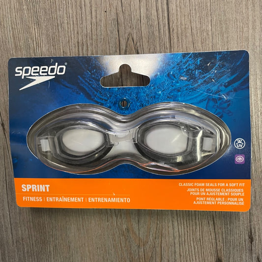 White,Black Speedo Swimming Goggles, 6Y+