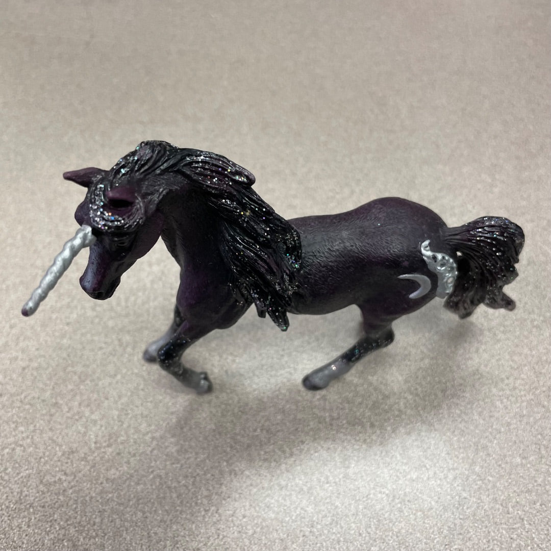 Purple Schleich Moon Unicorn Stallion, 5 inch