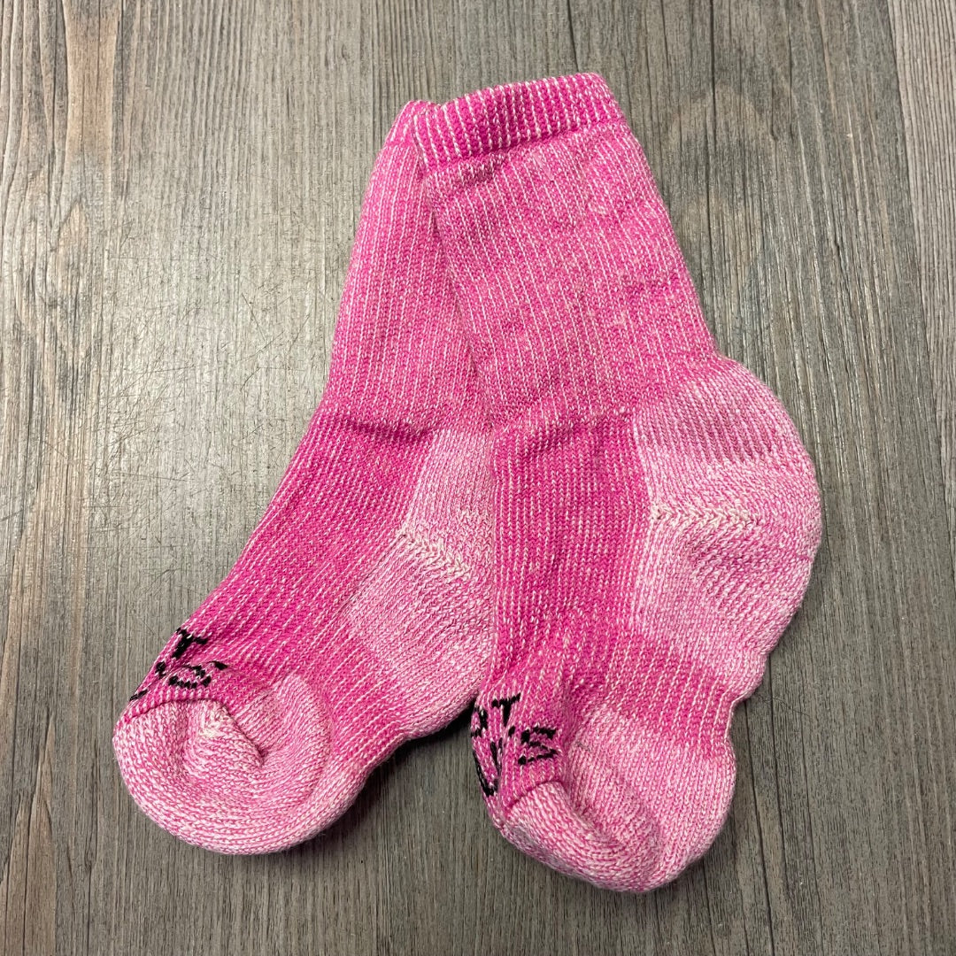 Hot Pink Hot Chillys Winter Socks, 2-4T