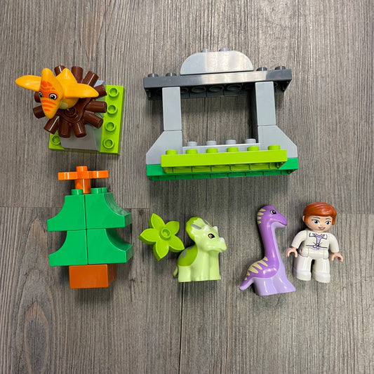 Multi Colour Lego Duplo Dinosaur Nursery Set, Pre-owned