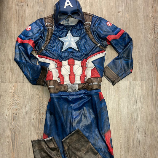 Blue  Captain America Costume, 8Y+
