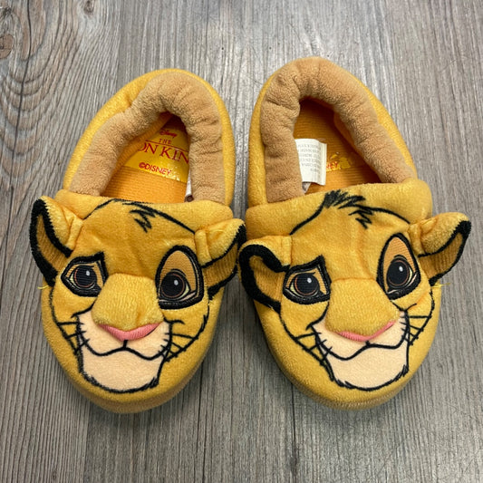 Yellow Disney Indoor Shoes, 5-6T