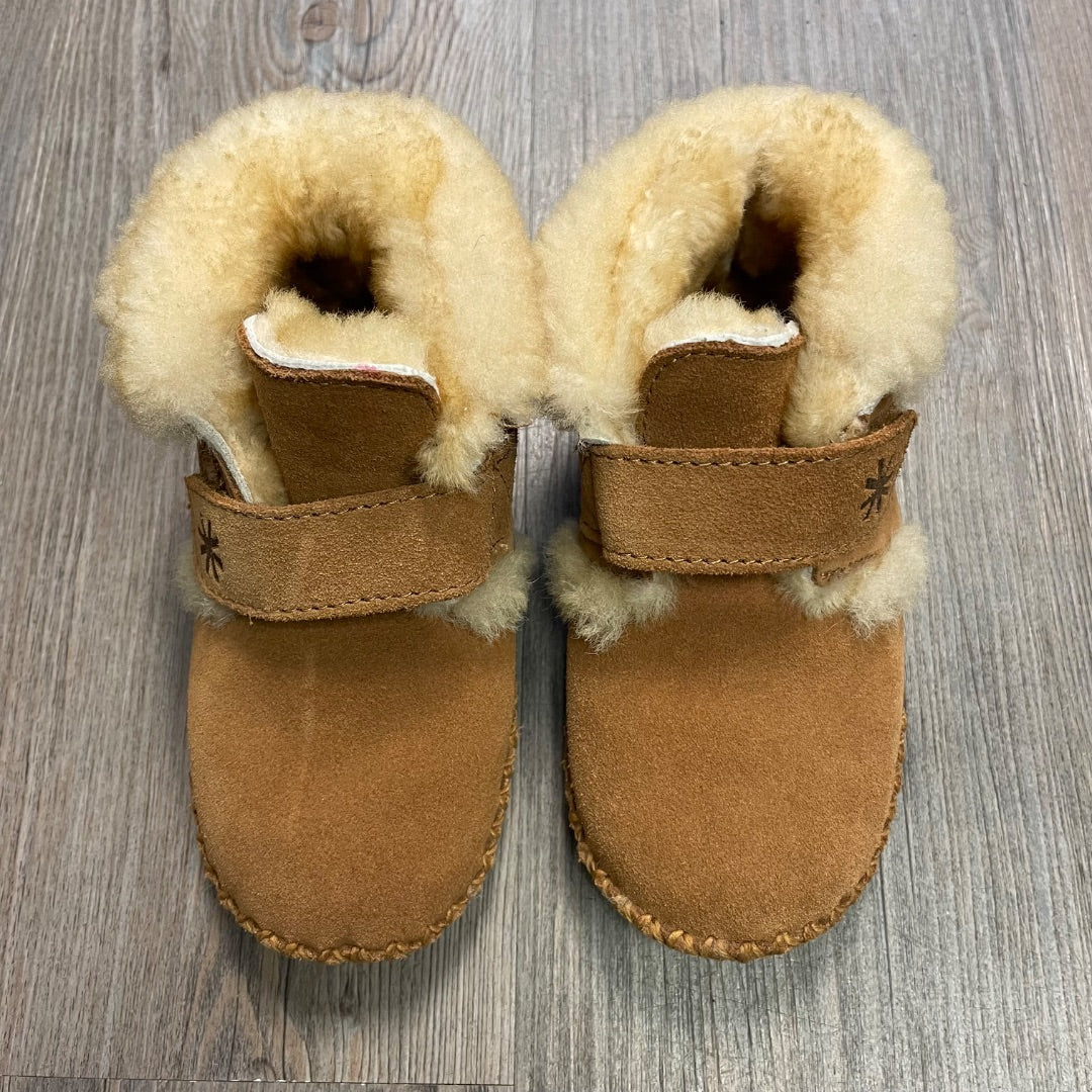 Brown LLbean Indoor Suede  Bootie, 8T