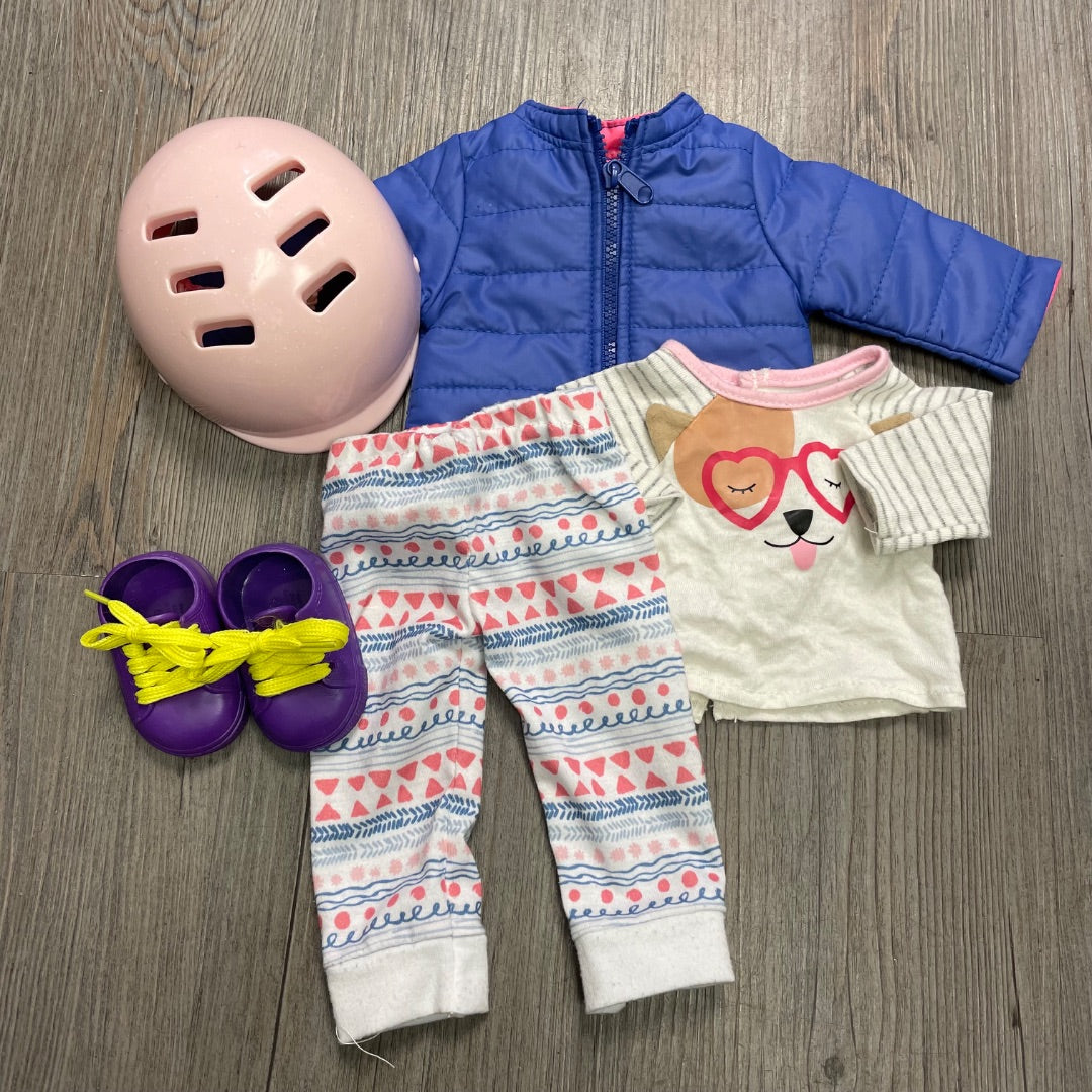 Multi Colour Our Generation Doll Clothing Set, 18 inch Doll